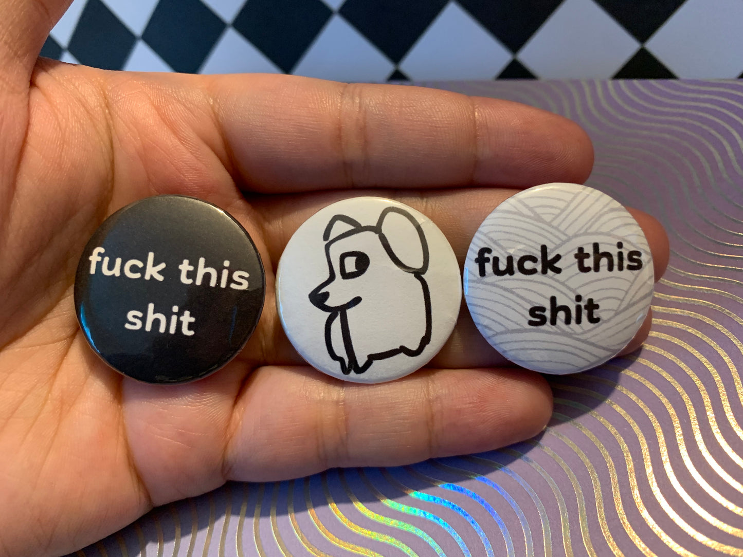 Weird Core and More - Pinback Buttons