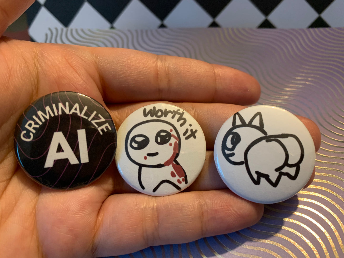 Weird Core and More - Pinback Buttons