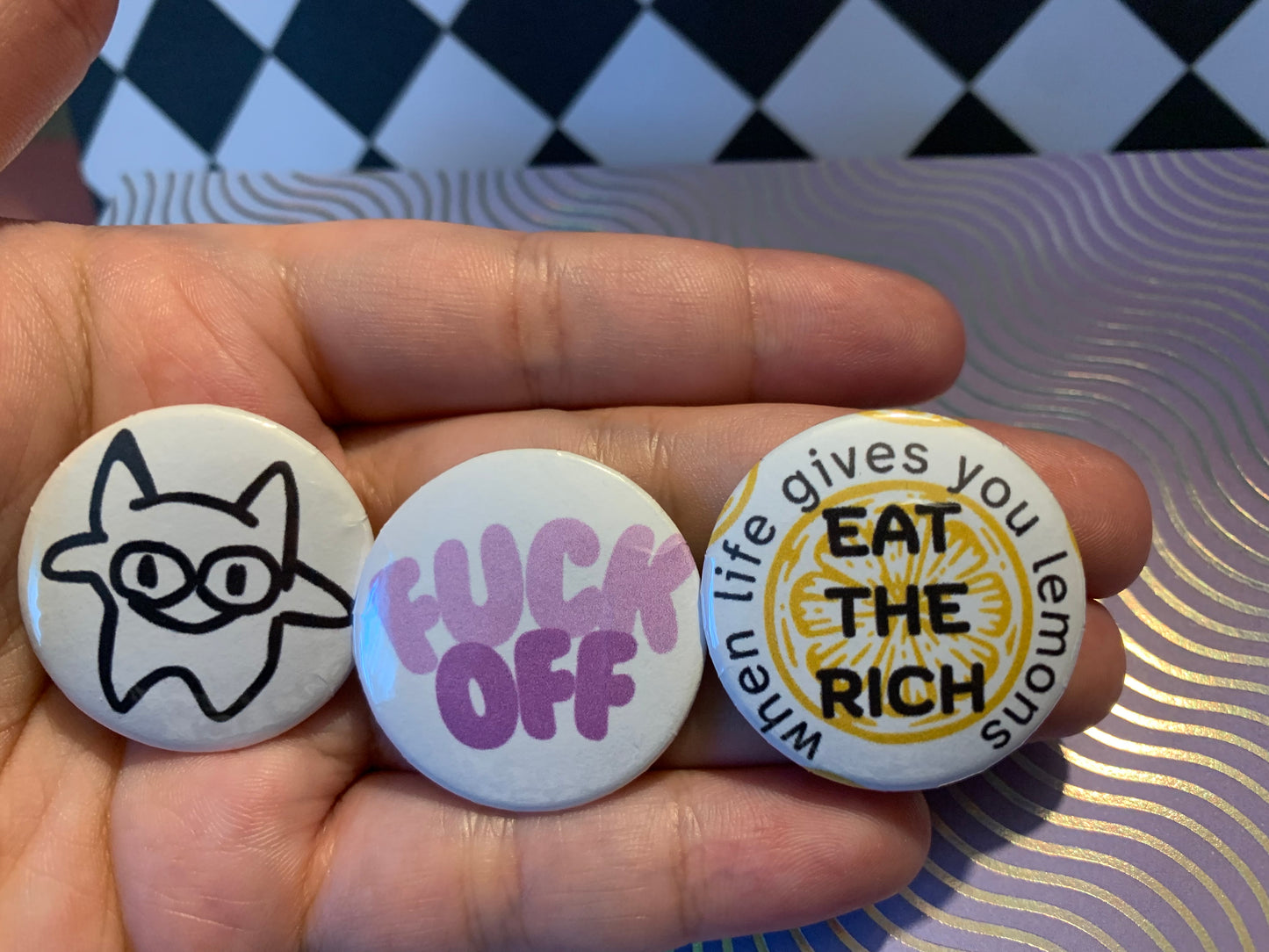 Weird Core and More - Pinback Buttons