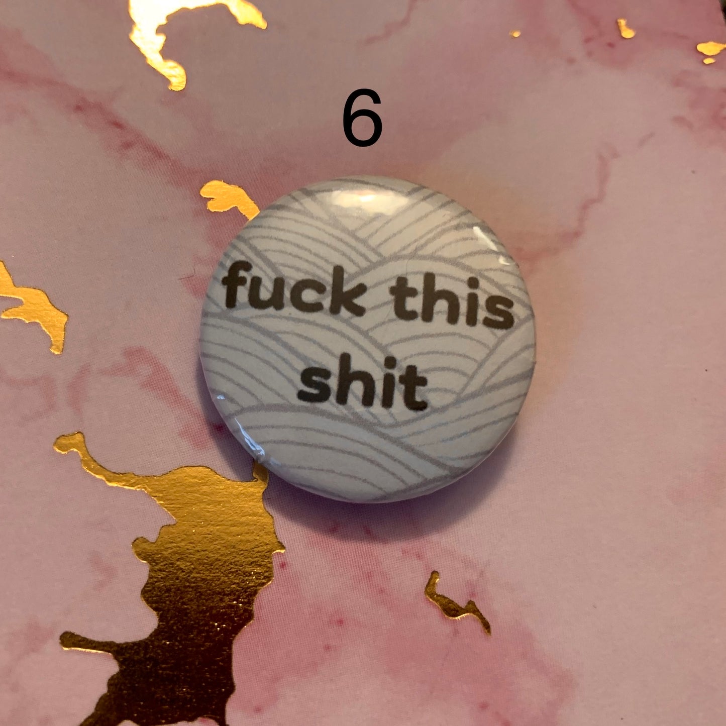 Weird Core and More - Pinback Buttons